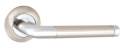 Ручка раздельная REX TL SN/CP-3 матовый никель/хром
