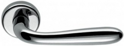 Дверная ручка на круглом основании COLOMBO Robot CD41RGSB-CR полированный хром