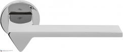 Дверная ручка на круглом основании COLOMBO Ama MF11RSB-CR полированный хром